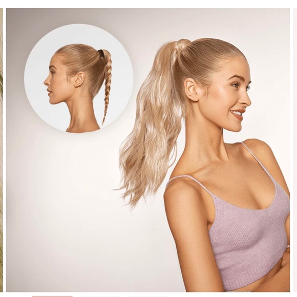 INH blonde synthetic 18” pony - Picture 2 of 6